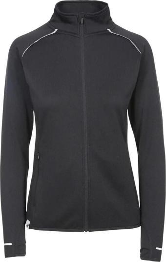 Trespass FATOLSTR0011-BLK Evie - Female Active Full Zip Top Tp75 Kadın Softshell Ceket