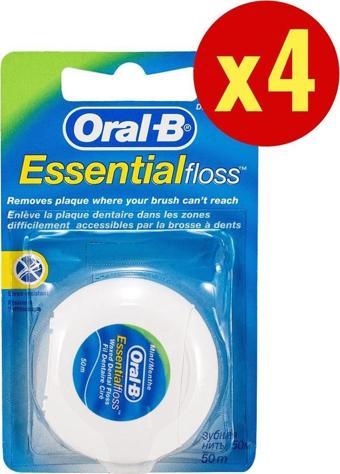 Oral-B Diş İpi Essential Floss 50 M X 4