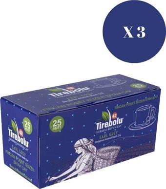 Tirebolu 42 Earl Grey Bergamot Aromalı 25 Li Fincan Poşet Çay X 3