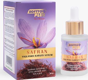 Softto Plus Safran Yaşlanma Karşıtı Serum 30ml