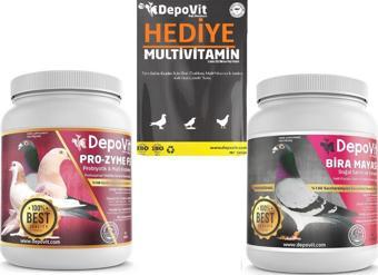 Depovit 2'Li Destek Seti (Hediyeli Ürün) Bira Mayası+Depovit Prozyme F5 Probiyotik Ve Multienzimler