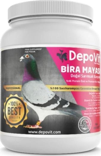 DEPOVİT Bira Mayası & Sarımsak & Probiyotik Tozu - Güvercin Ve Kuş Sağlığı