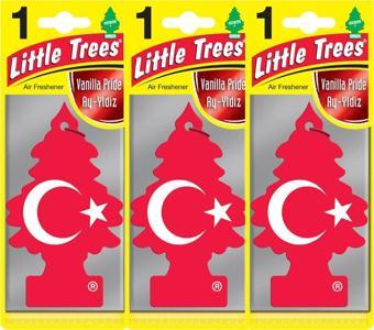 Little Trees Oto Kokusu 3'lü Ay-Yıldız