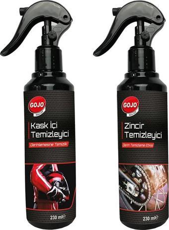 Gojo Motosiklet Kask İçi Temizleyicil + Gojo Zincir Temizleyici 230 Ml