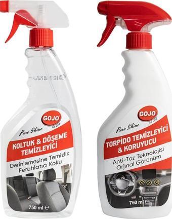 Gojo Torpido & Koltuk, Döşeme, Tavan, Temizleyici 2'li Paket 750 Ml