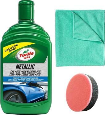 Turtle Wax Metalik PTFE Katkılı Boya Koruyucu + Sünger + Bez