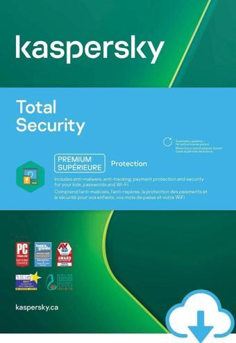 Kaspersky Total Securıty 1 Kullanıcı 1 Yıl