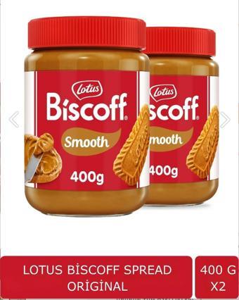 Q.LOTUS BISCOFF SMOOTH 400 GR X 2 ADET