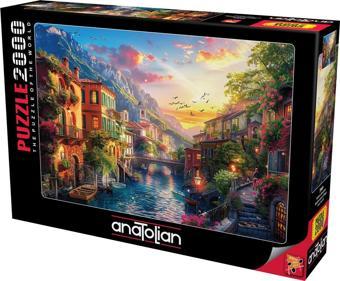 Anatolian 2000 Parçalık Puzzle - Akdeniz Kasabası 3969
