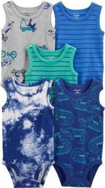Carter's Layette Erkek Bebek 5'li Body Set