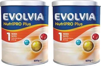 Evolvia Nutripro Plus 1 Bebek Sütü 800 gr 2 Adet