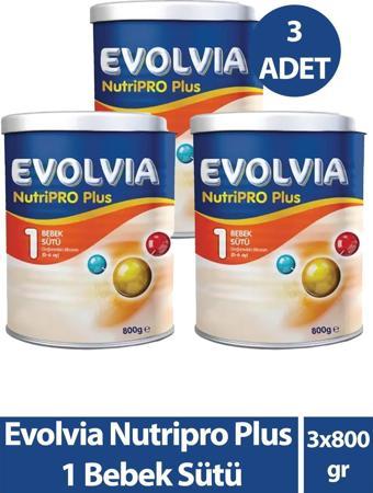 Evolvia Nutripro Plus 1 Bebek Sütü 800 gr 3 Adet