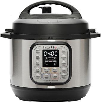 Instant Pot Duo Mini 7'si 1 Arada 3 L Paslanmaz Çelik Tencereli Buharlı Pişirici, Yoğurt Makinası