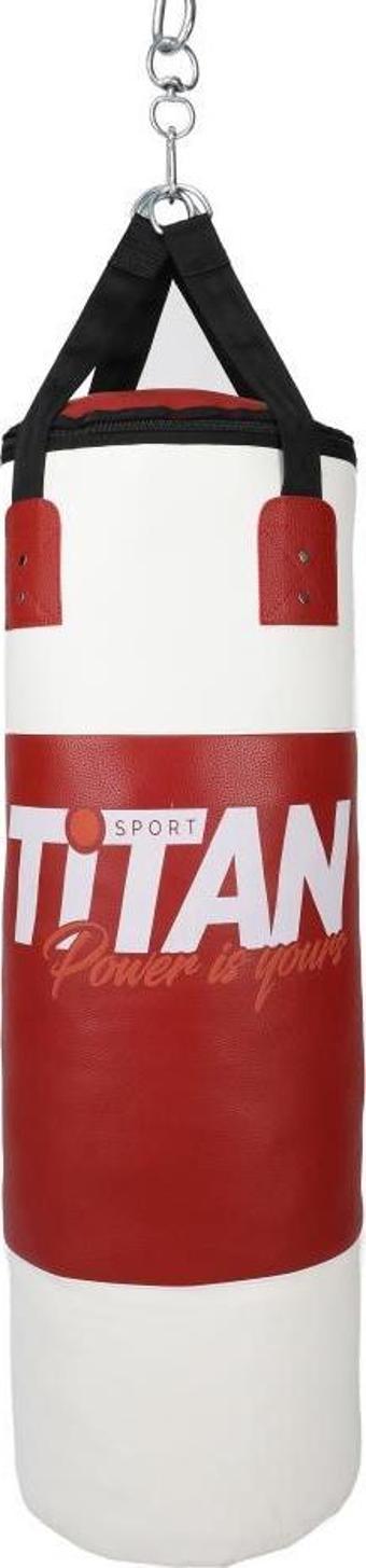 Titan Sport Kırmızı-Beyaz Boks Kum Torbası