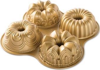 Nordicware 4´lü Bundt Şekilleri Kek Kalıbı (91377)