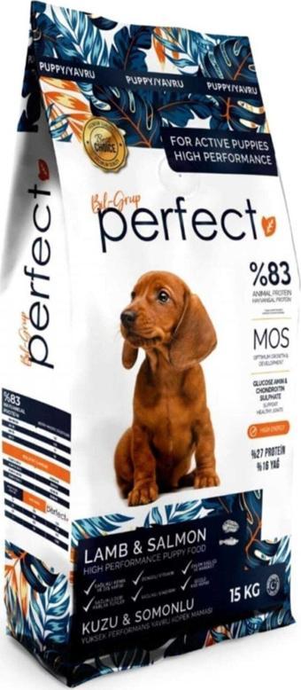 PERFECT Kuzu Etli Ve Somonlu Premium Yavru Köpek Maması 15 Kg