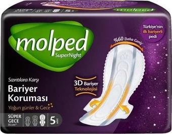 Molped Super Night Plus Tekli Süper Gece Plus 5li