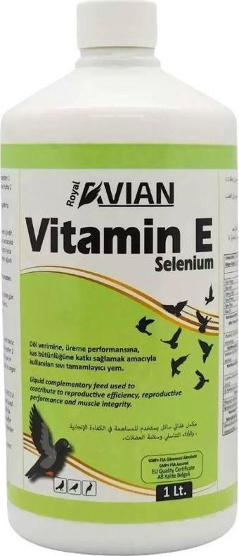 Royal İlaç Royal Ilaç Vitamin E Selenyum 1Lt Yumurta Verim Arttırıcı Ve Kızgınlık