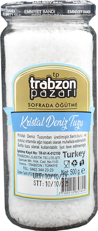 Doğal Kristal Deniz Tuzu 500 gr