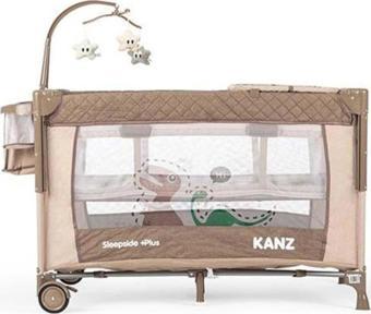 Kanz Sleepside+Plus Anne Yanı Park Yatak Ve Oyun Parkı Kahve