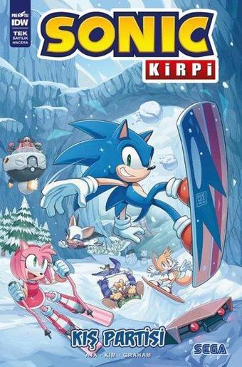 Kirpi Sonic - Kış Partisi - Iasmin Omar Ata - Presstij Kitap