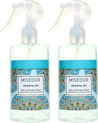 Misedor 2 Li Set Oriental Mix Oda Ve Çamaşır Parfümü 330 Ml