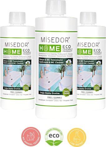 Misedor 3 Lü Set Banyo Ve Wc Temizleyici 500 Ml