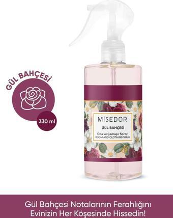 Misedor Gül Bahçesi Oda Kokusu Ve Çamaşır Parfümü 330 Ml
