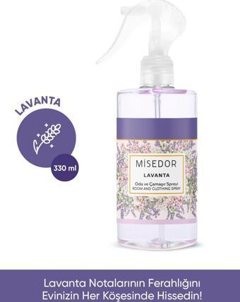 Misedor Lavanta Oda Kokusu Ve Çamaşır Parfümü 330 Ml