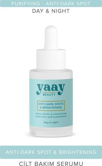 Yaay Beauty Anti Dark Spots & Brigtening Serum Siyah Nokta Engelleyici Ve Aydınlatıcı 30 Ml