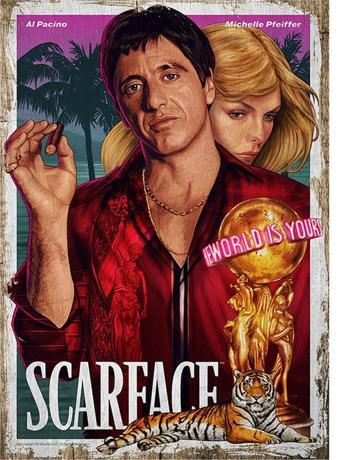 Bedeko Scarface Mdf Tablo