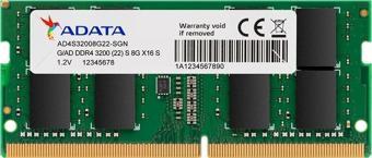 A-Data 16GB DDR4 3200Mhz SODIMM AD4S320016G22-SGN Notebook Ram