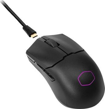 COOLER MASTER MM712 58GR KABLOSUZ 2.4G/BT ULTRA HAFİF SİYAH RGB OYUNCU MOUSE