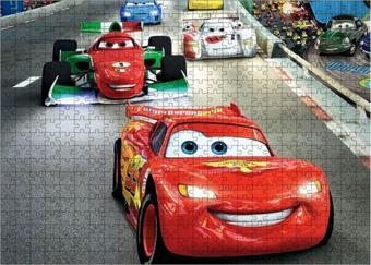 Bedeko Ahşap Mdf Puzzle Yapboz Lightning Mcqueen 500 Parça 50*70 Cm