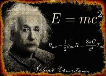 Tablomega Ahşap Mdf Puzzle Yapboz Albert Einstein E=Mc2 500 Parça 50*70 Cm