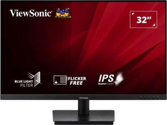 ViewSonic 31,5" VA3209-MH FULLHD 4MS 75HZ HDMI VGA ADAPTIVE SYNC CERCEVESIZ IPS MONITOR