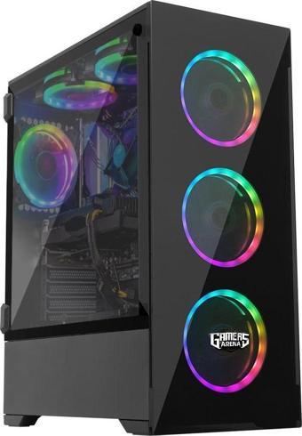 GAMERS ARENA SANGAL PRO AMD RYZEN 5 5500 16GB DDR4 500GB SSD 12GB RTX3060 FREEDOS GAMING PC