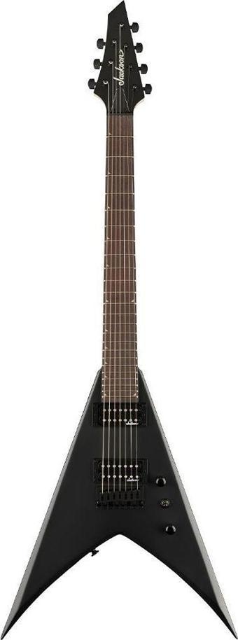 Jackson JS22-7 King V KV HT Amaranth Klavye Satin Black Elektro Gitar