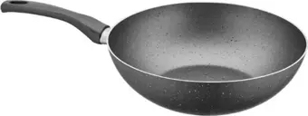 Papilla Fred Granit Wok Tava Gri 28cm