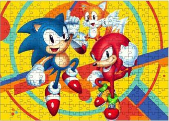 Bedeko Ahşap Mdf Puzzle Yapboz Kirpi Sonic 255 Parça 35X50 Cm