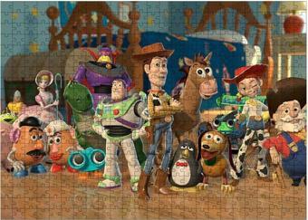 Tablomega Ahşap Mdf Puzzle Yapboz Toy Story 500 Parça 50*70 Cm