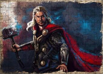 Bedeko Ahşap Mdf Puzzle Yapboz Thor 120 Parça 25*35 Cm