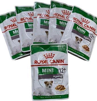 Royal Canin Mini Adult Ageing12+ Pouch Konserve Köpek Maması 6X85Gr