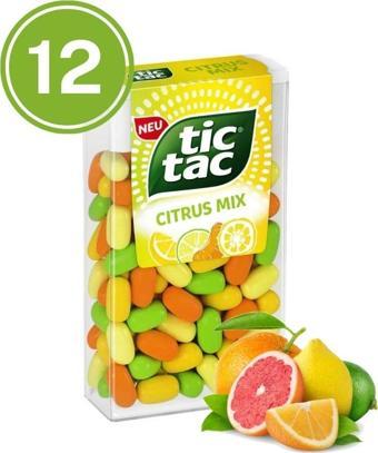 Tic Tac Karışık Meyve Aromalı Şeker 18 Gr. (12 Adet)