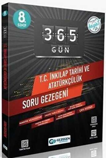 8.Sınıf Lgs T.C. İnkılap Tarihi Ve Atatürkçülük 365 Gün Soru Gezegeni Gezegen Yayıncılık - Otopsi Yayınevi