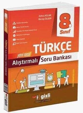 Gizli Yayınları 8. Sınıf Türkçe Soru Bankası - Otopsi Yayınevi