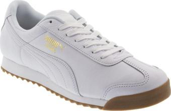 Puma Roma Classıc Gum Beyaz Beyaz Unisex Deri Sneaker 100323991