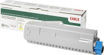 Oki C824-834-844 5bin Sayfa Yellow Sarı Toner 47095705