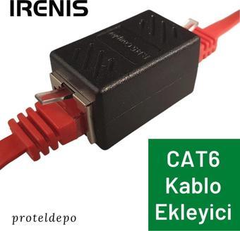 IRENIS CAT6 Ethernet Kablo Ekleyici, Birleştirici, Uzatıcı