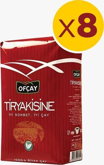 Ofçay Tiryakisine Dökme Çay 1 kg x 8 Adet 